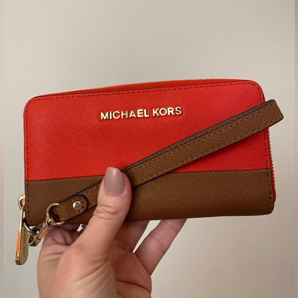 Michael Kors Wallet with a wristlet strap